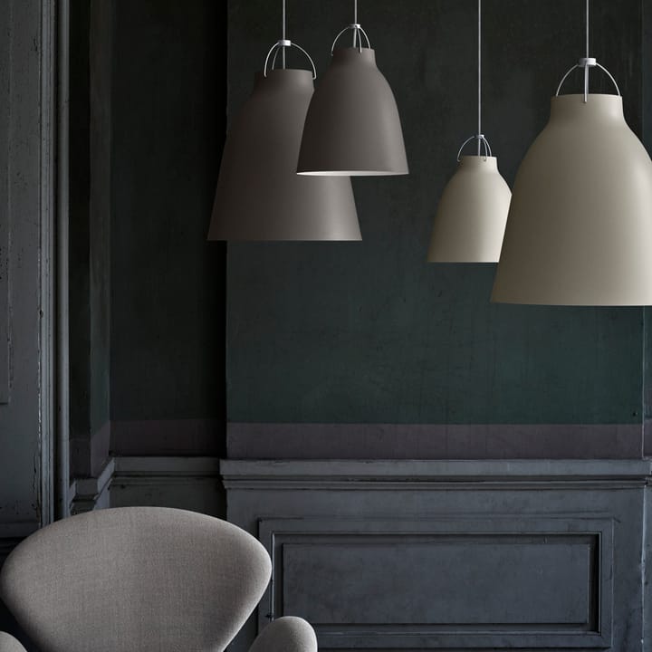 Lampada a sospensione Caravaggio P3 opaca, Archipelago stone Fritz Hansen