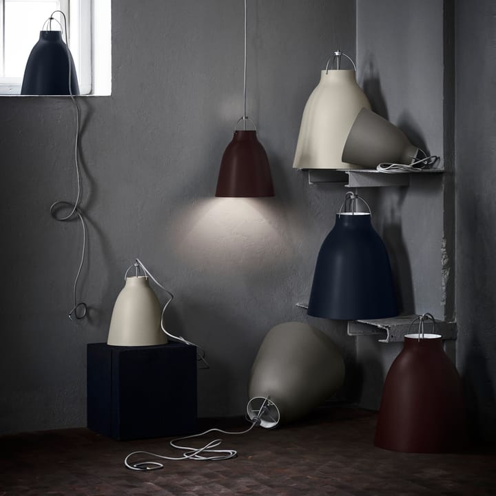 Lampada a sospensione Caravaggio P3 opaca, Archipelago stone Fritz Hansen