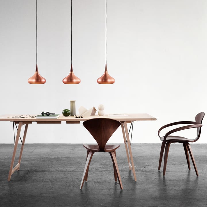 Lampada a sospensione Orient P1, Alluminio rivestito trasparente Fritz Hansen