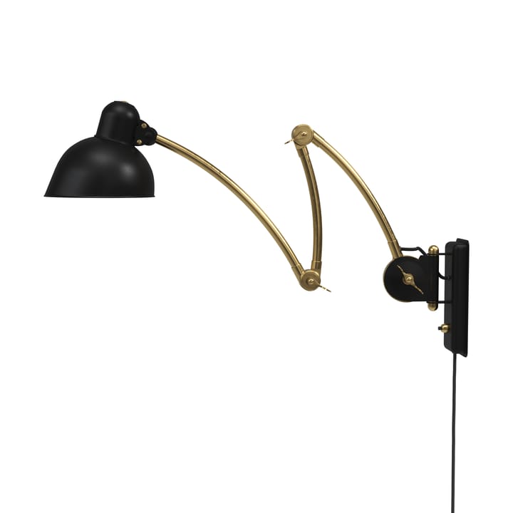 Lampada da parete Kaiser Idell 6559-W - Matt black-brass - Fritz Hansen