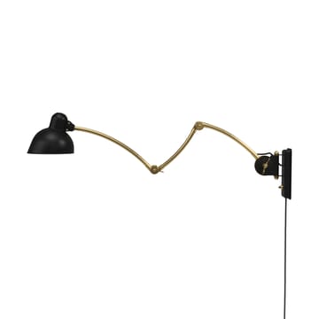 Lampada da parete Kaiser Idell 6559-W - Matt black-brass - Fritz Hansen