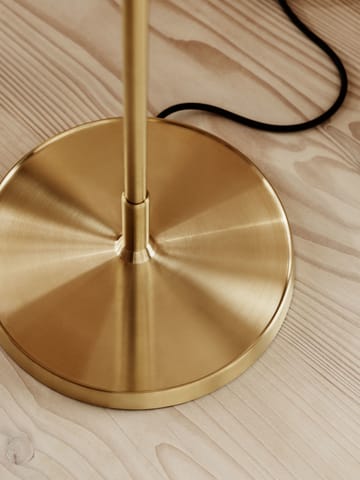 Lampada da terra Clam 128 cm - Opal-brass - Fritz Hansen