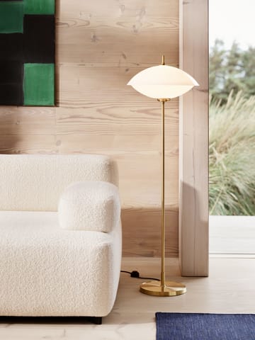 Lampada da terra Clam 128 cm - Opal-brass - Fritz Hansen