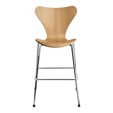 Sedia Series 7 Junior cromata 3177 - Rovere - Fritz Hansen