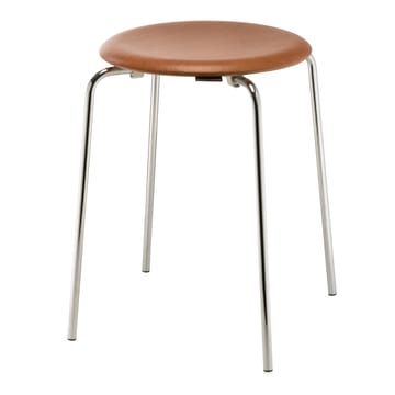 Sgabello Dot in pelle - Noce - Fritz Hansen