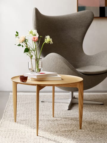 Tavolo Vassoio Foldable Ø 60 cm - Oiled oak - Fritz Hansen