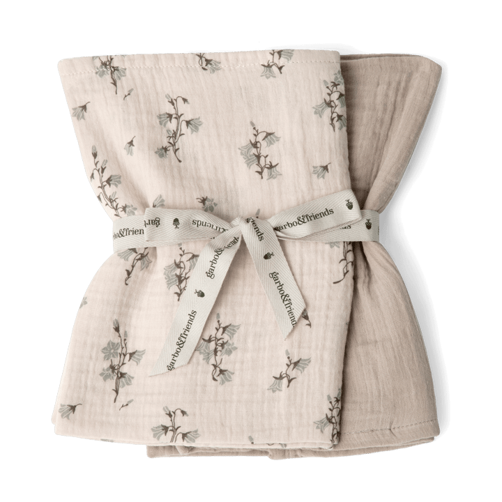 Coperta piccola Bluebell Muslin 2 pezzi, 60x60 cm Garbo&Friends