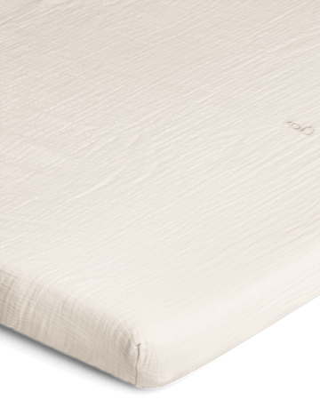 Lenzuolo con angoli Eggshell Muslin - 180x200x30 cm - Garbo&Friends