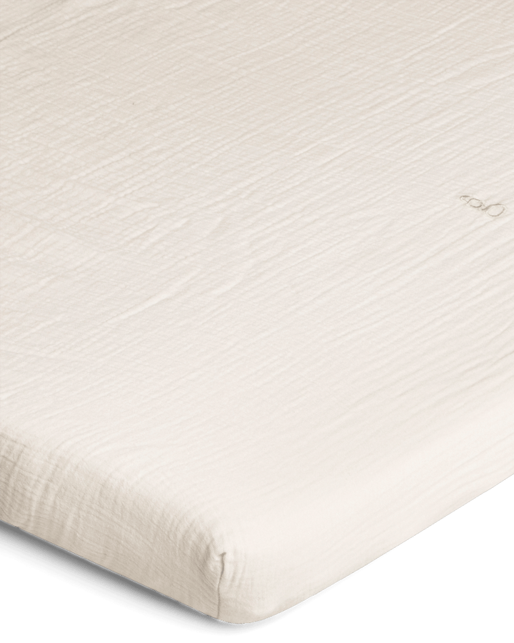 Lenzuolo con angoli Eggshell Muslin - 60x120x20 cm - Garbo&Friends