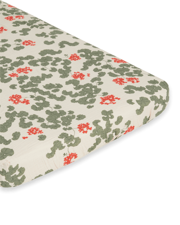 Lenzuolo con angoli Pelargonium Muslin - 160x200x30 cm - Garbo&Friends