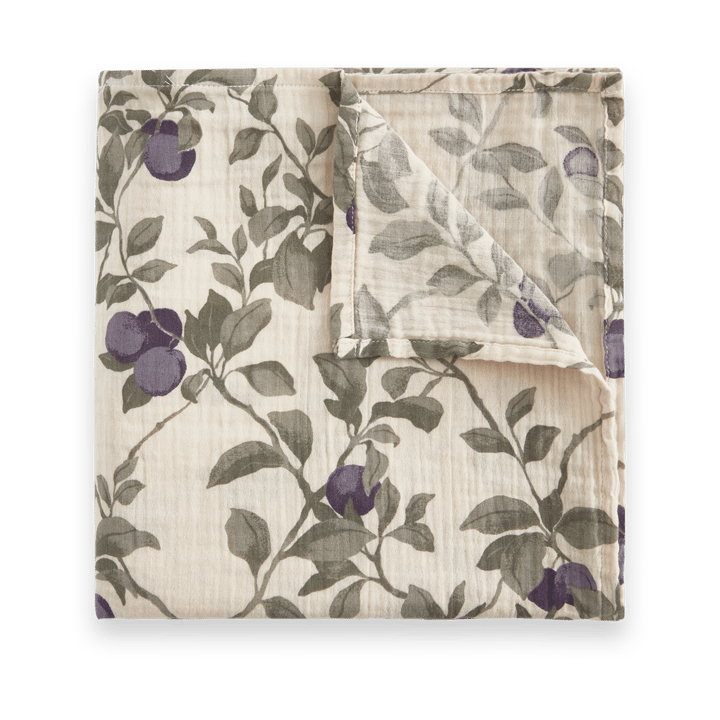 Mussola di cotone swaddle Plum - 110x110 cm - Garbo&Friends