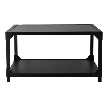 Tavolino 75x75 cm Bleck in compensato - Faggio-vernice nera - Gärsnäs