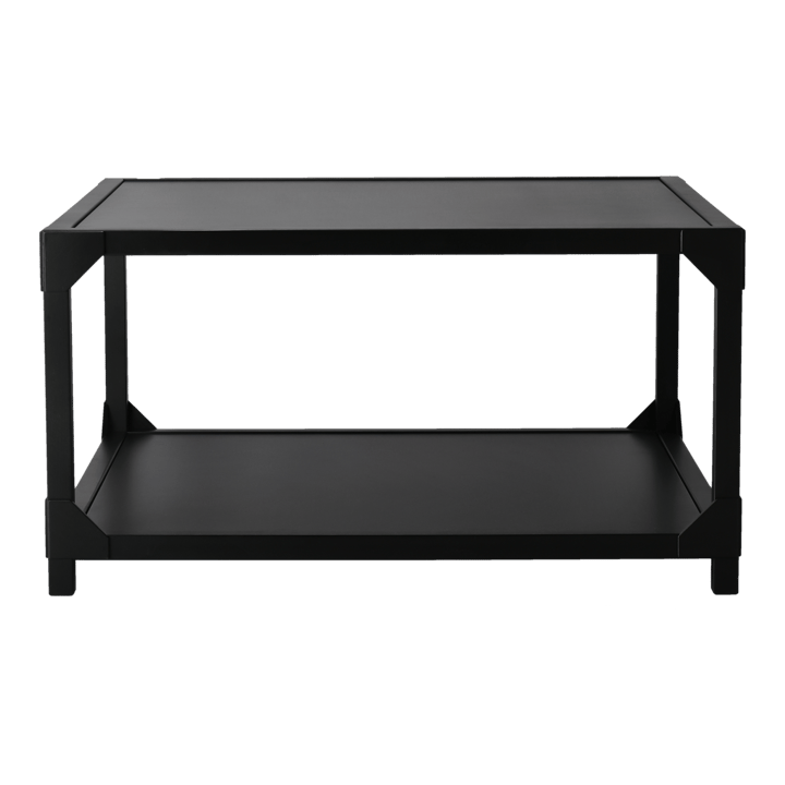 Tavolino 75x75 cm Bleck in compensato, Faggio-vernice nera Gärsnäs