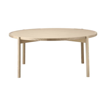 Tavolino da salotto Elna - Frassino-bianco-Ø90 cm - Gärsnäs