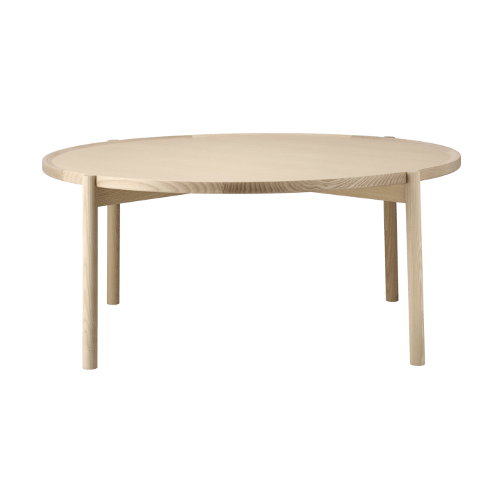 Tavolino da salotto Elna, Frassino-bianco-Ø90 cm Gärsnäs