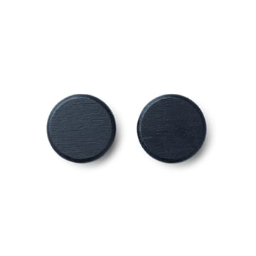 Bottoni per banda magnetica Flex Button confezione da 2 - rovere mordente nero - Gejst