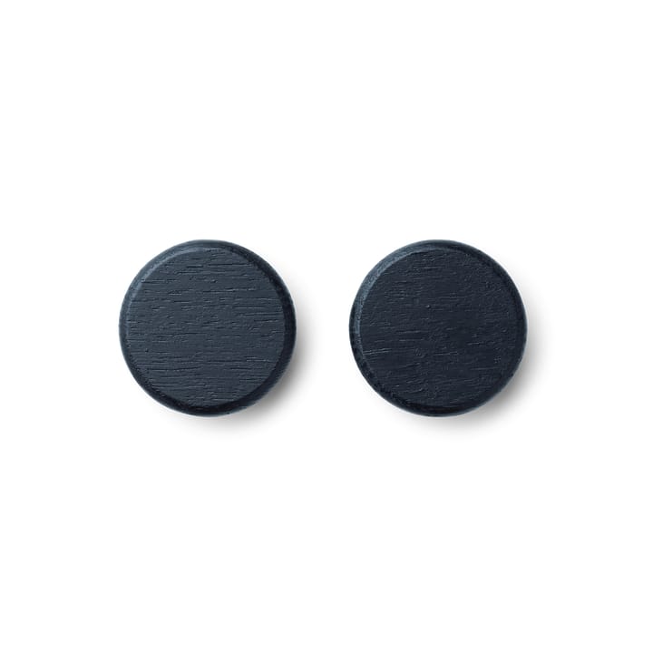 Bottoni per banda magnetica Flex Button confezione da 2, rovere mordente nero Gejst