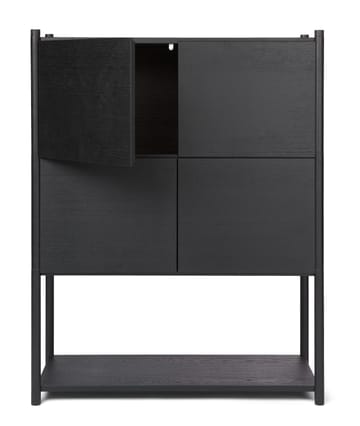 Libreria Sceene E - Rovere tinto nero - Gejst