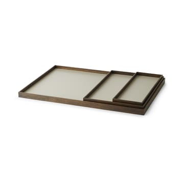 Vassoio Frame grande 35,5x50,6 cm - Rovere affumicato, grigio - Gejst