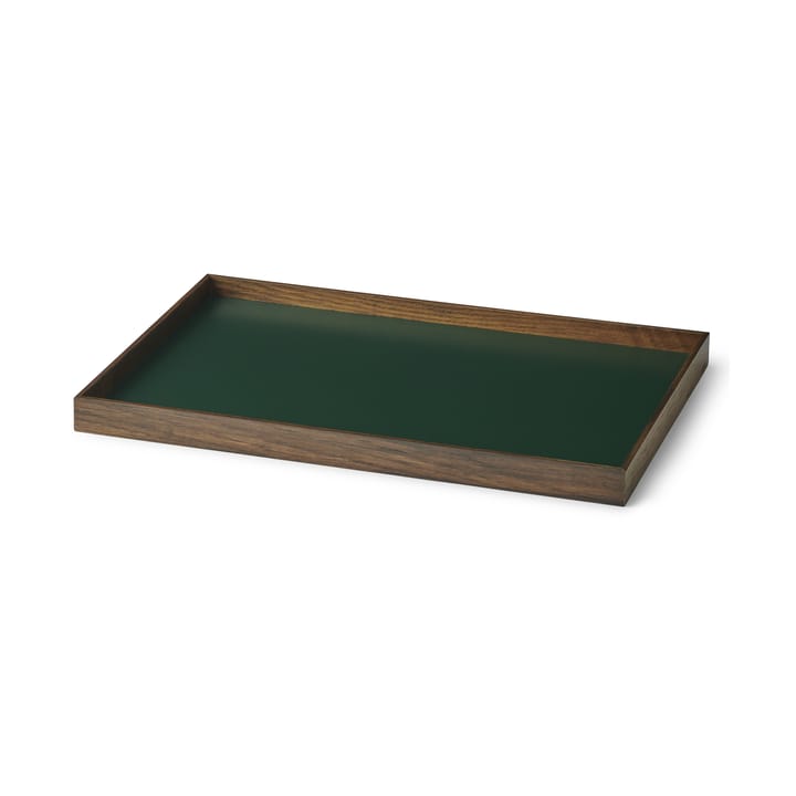 Vassoio Frame medio 23,2x34 cm - Rovere affumicato, verde - Gejst