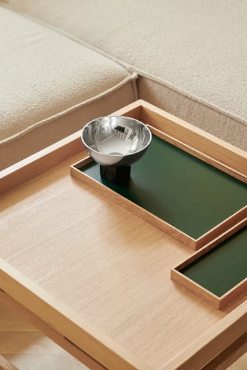 Vassoio Frame medio 23,2x34 cm - Rovere, verde - Gejst