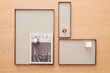 Vassoio Frame piccolo 11,1x32,4 cm - Rovere affumicato, grigio - Gejst