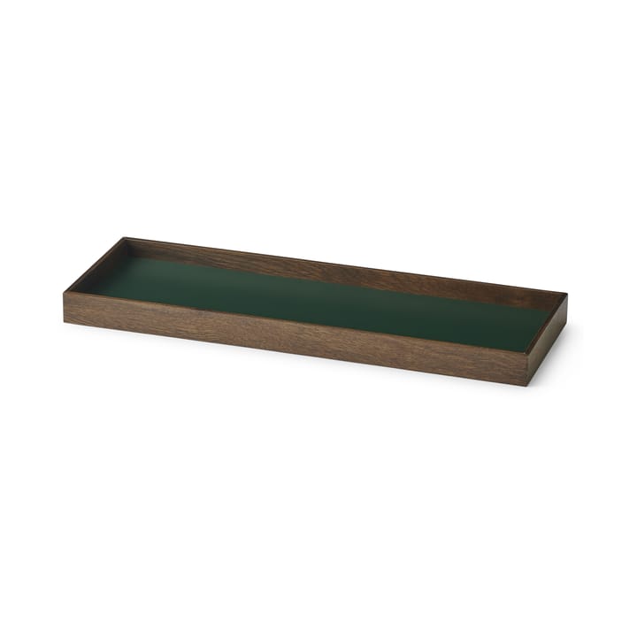 Vassoio Frame piccolo 11,1x32,4 cm, Rovere affumicato, verde Gejst