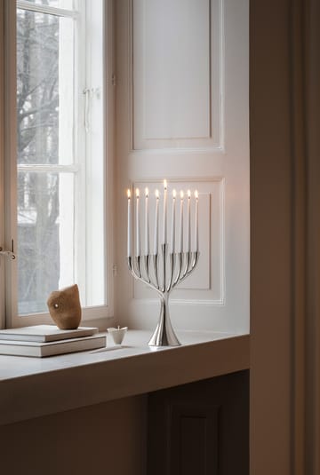 Candela Hanukkah Cobra, confezione da 18 - Bianco - Georg Jensen