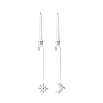 Candelabro luna e stelle 2024 - Placcato in palladio - Georg Jensen