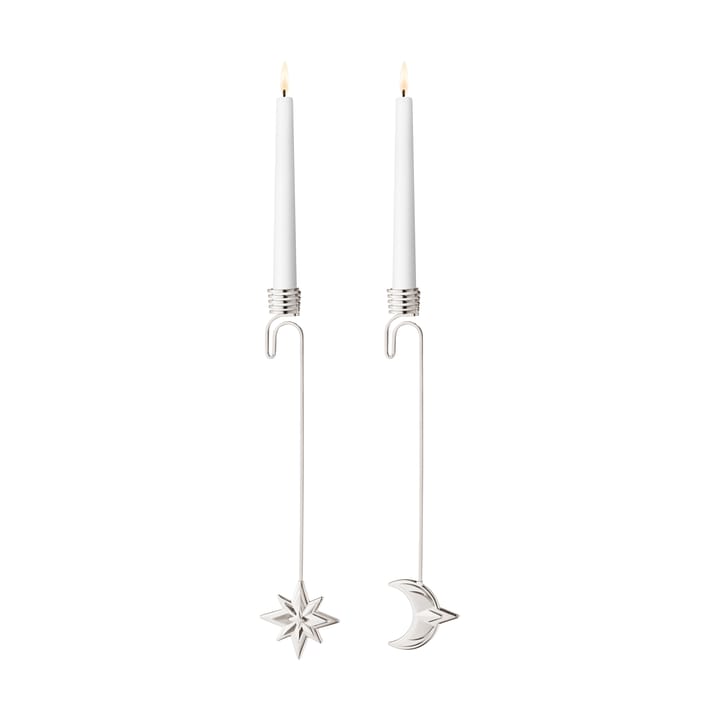 Candelabro luna e stelle 2024, Placcato in palladio Georg Jensen