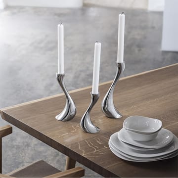 Candeliere Cobra confezione da 3  - acciaio inossidabile - Georg Jensen