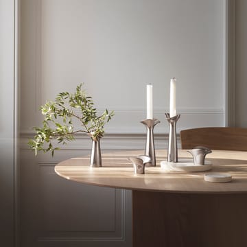 Confezione da 2 candelabri Bloom Botanica - acciaio inossidabile - Georg Jensen