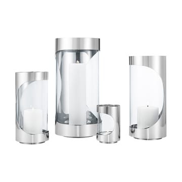 Lanterna Chrome contours hurricane 33 cm - Acciaio inossidabile - Georg Jensen