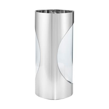 Lanterne Chrome contours hurricane 28 cm - Acciaio inossidabile - Georg Jensen