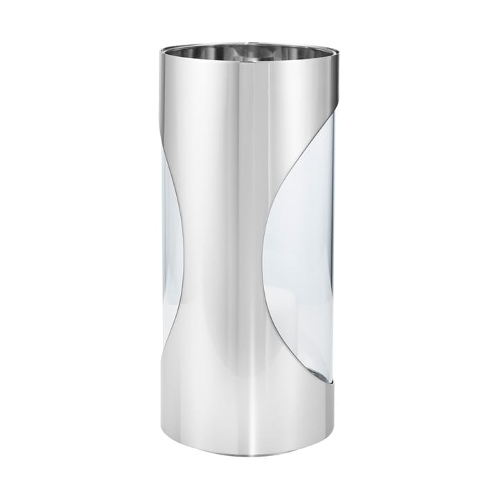 Lanterne Chrome contours hurricane 28 cm, Acciaio inossidabile Georg Jensen