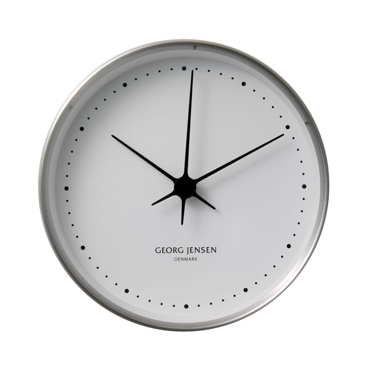 Orologio da parete Koppel bianco-acciaio inox - Ø 22 cm
​ - Georg Jensen