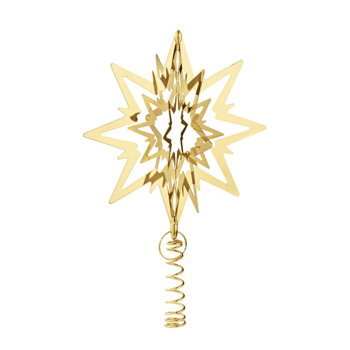 Puntale Christmas Collectibles, medio - Laminato in oro - Georg Jensen