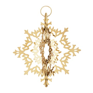 Puntale Ice Flower - Laminato in oro - Georg Jensen