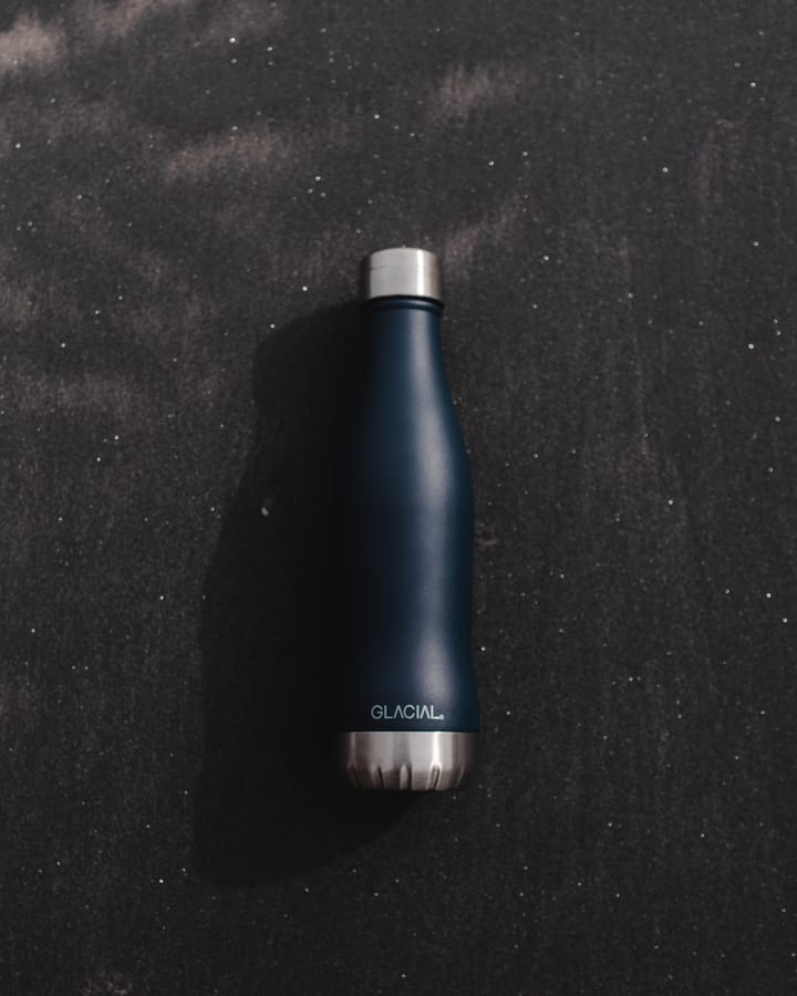 Bottiglia Glacial 400 ml, Matte navy Glacial