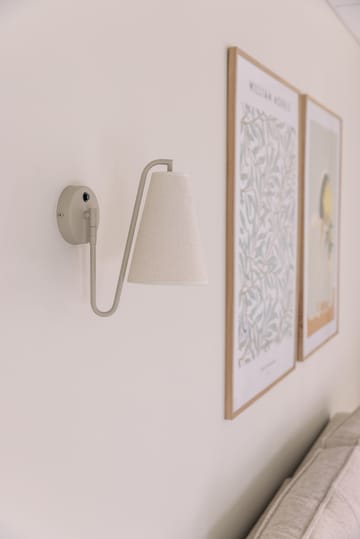 Applique Lou - Bouclé bianco-beige - Globen Lighting