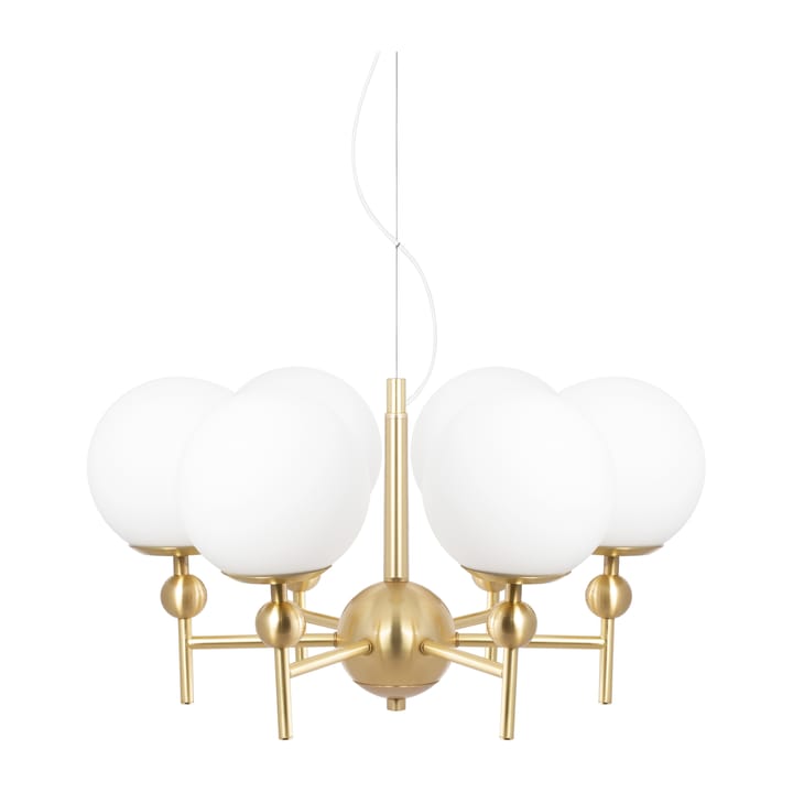 Lampada a sospensione Astrid Ø 50 cm - Ottone spazzolato-bianco - Globen Lighting