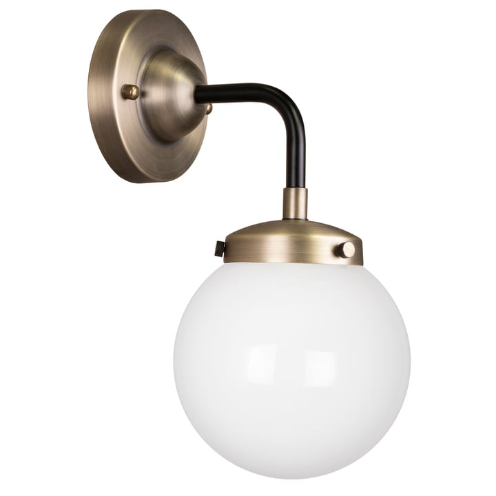 Lampada da parete Alley 1 IP44 - Antique brass-white - Globen Lighting