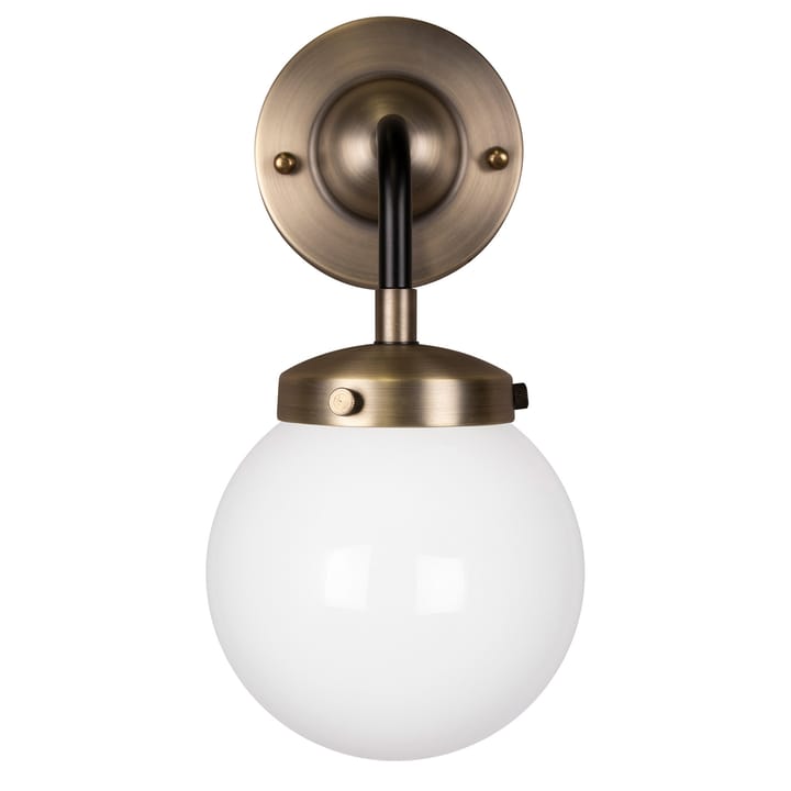 Lampada da parete Alley 1 IP44 - Antique brass-white - Globen Lighting