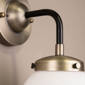 Lampada da parete Alley 1 IP44 - Antique brass-white - Globen Lighting