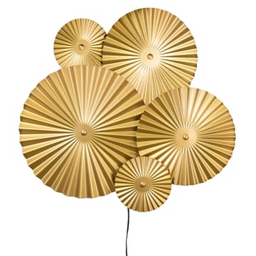 Lampada da parete Omega - Ottone spazzolato - Globen Lighting