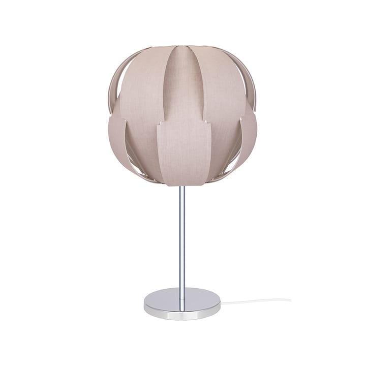 Lampada da tavolo Pavot 25 - beige, struttura cromata - Globen Lighting