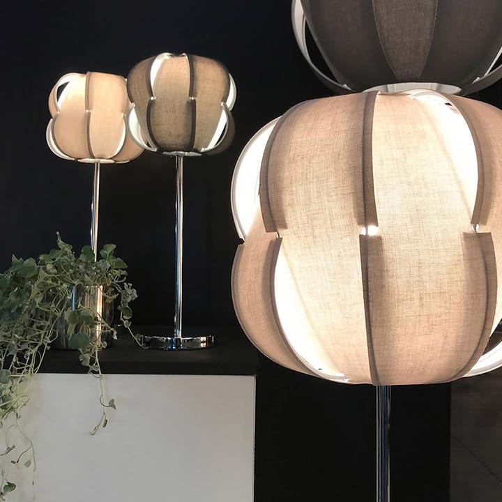 Lampada da tavolo Pavot 25 - beige, struttura cromata - Globen Lighting