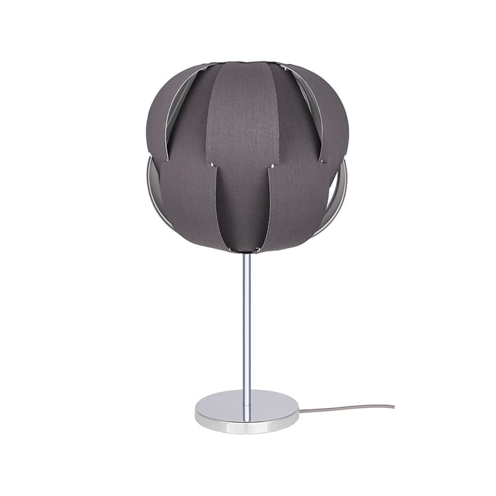 Lampada da tavolo Pavot 25 - grigio scuro, struttura cromata - Globen Lighting