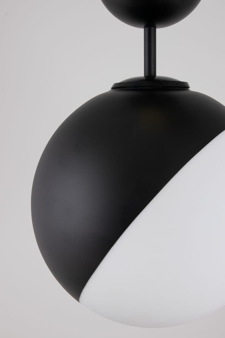 Plafoniera Contur Ø 25 cm - Nero-bianco - Globen Lighting