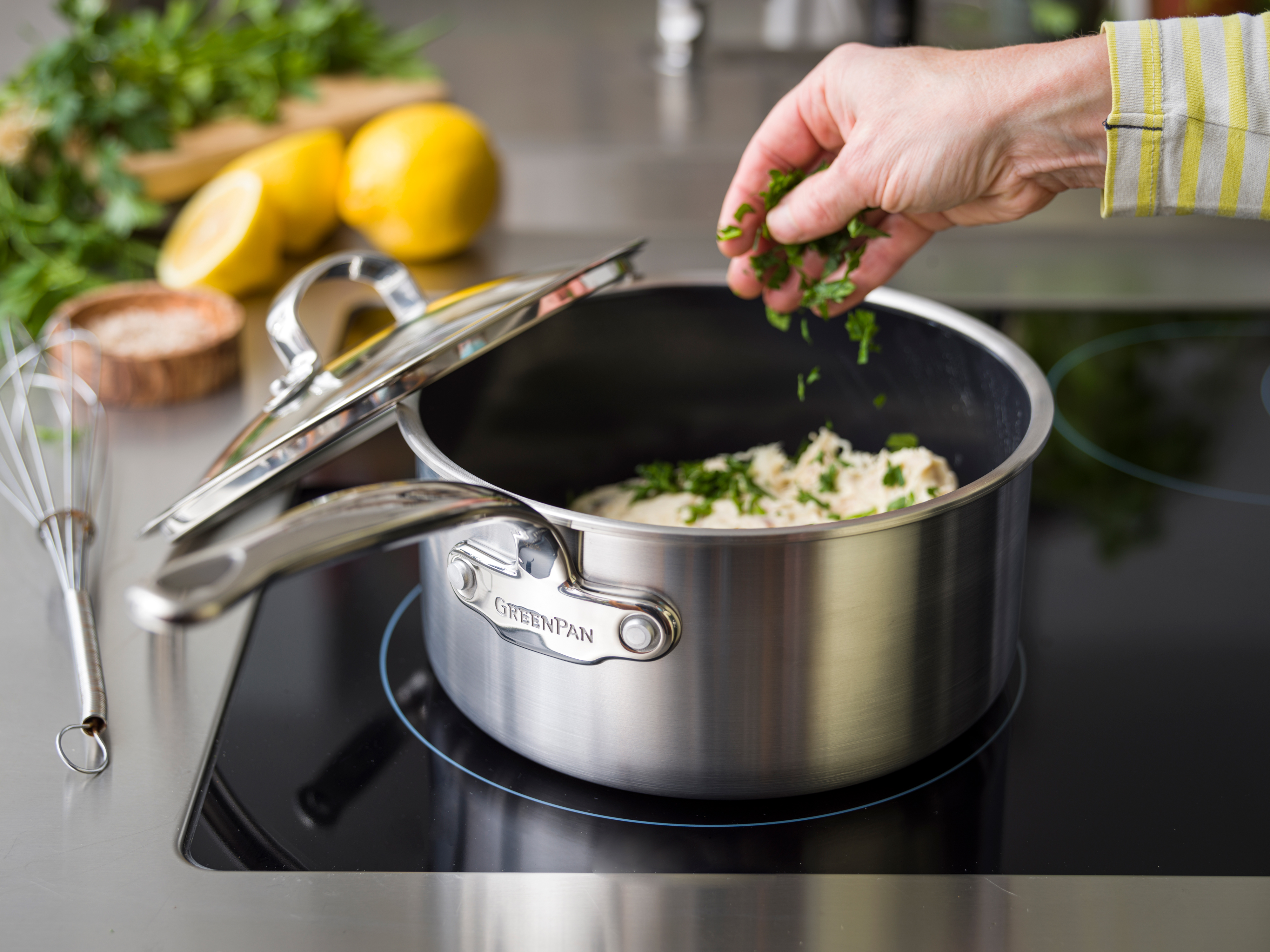 1 Pezzo Padelle Per Cucinare, Pentola Per Zuppe, Pentola Sauté In